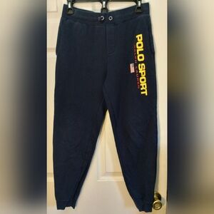 Polo Sports Ralph Lauren Kids Navy Sweatpants With Logo